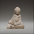 Seated baby, Terracotta, Cypriot